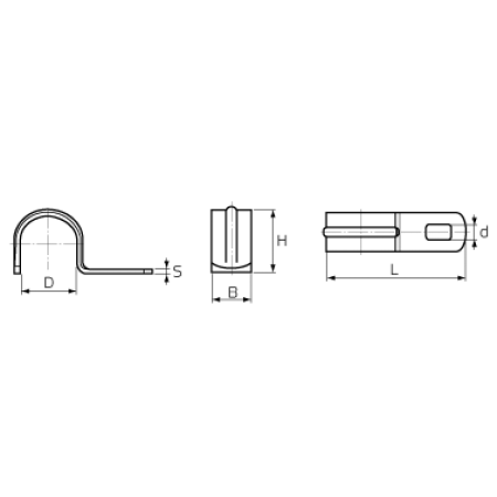 КВТ Скоба однолапковая стальная СМО 16–17 (мин партия 100 шт.) 49152 KVT КВТ Скоба однолапковая стальная СМО 16–17 (мин партия 100 шт.) 49152 KVT