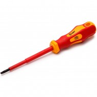 КВТ Диэлектрическая отвертка VDE 5,5х125 мм 67379 KVT