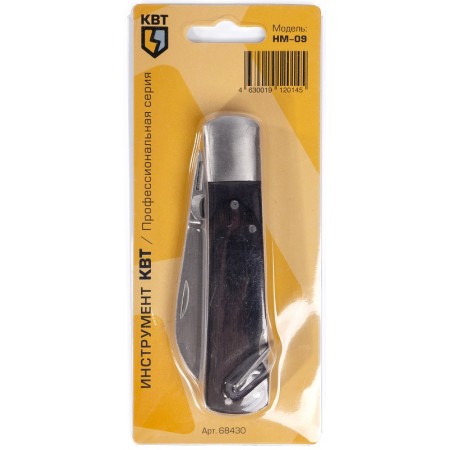 КВТ Нож монтерский складной НМ-09 68430 KVT КВТ Нож монтерский складной НМ-09 68430 KVT