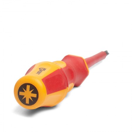 КВТ Диэлектрическая отвертка Pozidriv PZ2*100 с изоляцией СЛИМ, 78614 KVT КВТ Диэлектрическая отвертка Pozidriv PZ2*100 с изоляцией СЛИМ, 78614 KVT