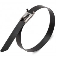 КВТ Стяжки стальные СКС-П (304) 4,6х150 с полимерным покрытием (10шт.) 78727 (цена за уп.) KVT