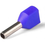 КВТ Наконечник штыревой втулочный двойной НШВИ(2) 2.5-10 (мин партия 100 шт.) 47507 / 79468 KVT