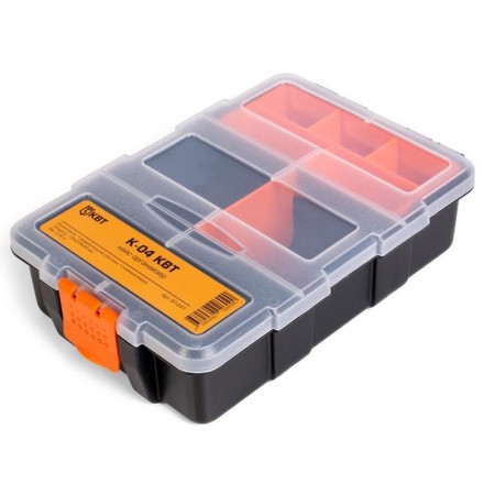 КВТ Кейс-органайзер с 5 отделениями и съемным модулем, серия «ПРОФИ» 81441 KVT КВТ Кейс-органайзер с 5 отделениями и съемным модулем, серия «ПРОФИ» 81441 KVT
