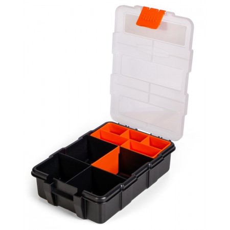КВТ Кейс-органайзер с 5 отделениями и съемным модулем, серия «ПРОФИ» 81441 KVT КВТ Кейс-органайзер с 5 отделениями и съемным модулем, серия «ПРОФИ» 81441 KVT