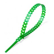 КВТ Кабельная стяжка разъемная фигурная T-flex 300 (зел) (цена за уп.) 81470 KVT