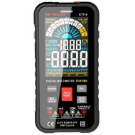 КВТ Мультиметр цифровой KT 116 серия PROLINE SMART с True RMS, автоматическим выбором режимов и пределов измерений и цветным ЖК-дисплеем 3,6’’ 87248 KVT